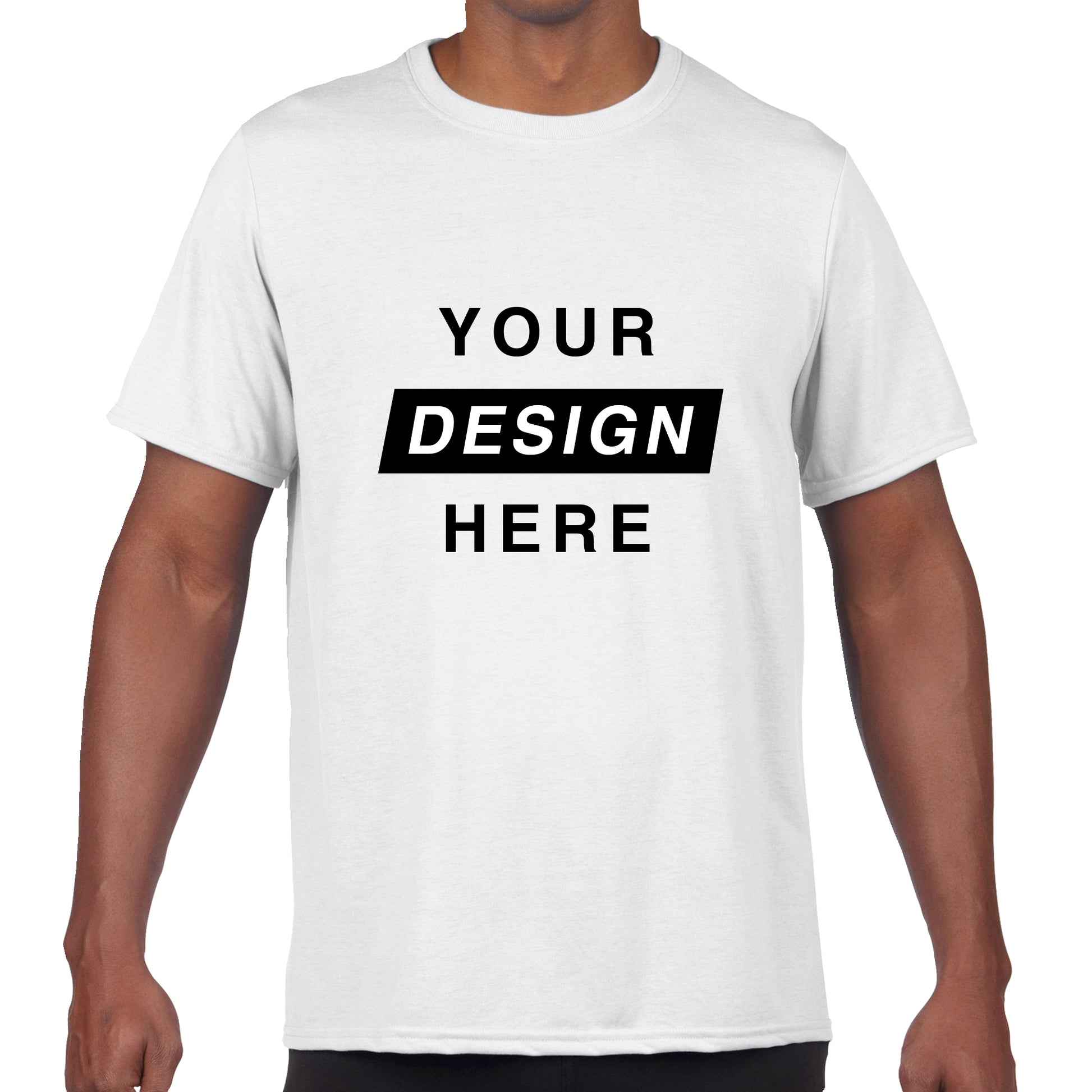 Custom Active T-Shirts White - Design-Your-Own