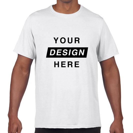 Custom Active T-Shirts White - Design-Your-Own