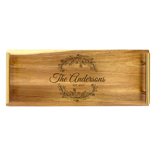 Custom Platter with engraved message