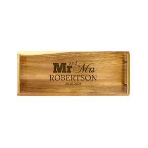 Serving Tray - Small - Mr & Mrs