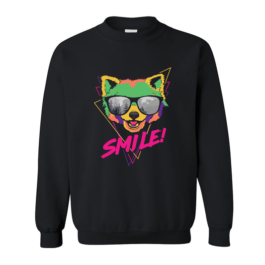 Sweatshirt - Neon Smile