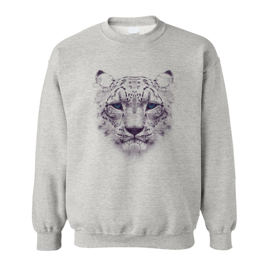 Sweatshirt - White Leopard