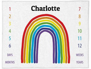 Blanket - Milestone - Rainbow