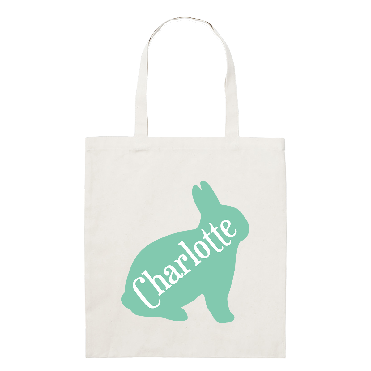 Tote Bag - Regular - Bunny Outline Name