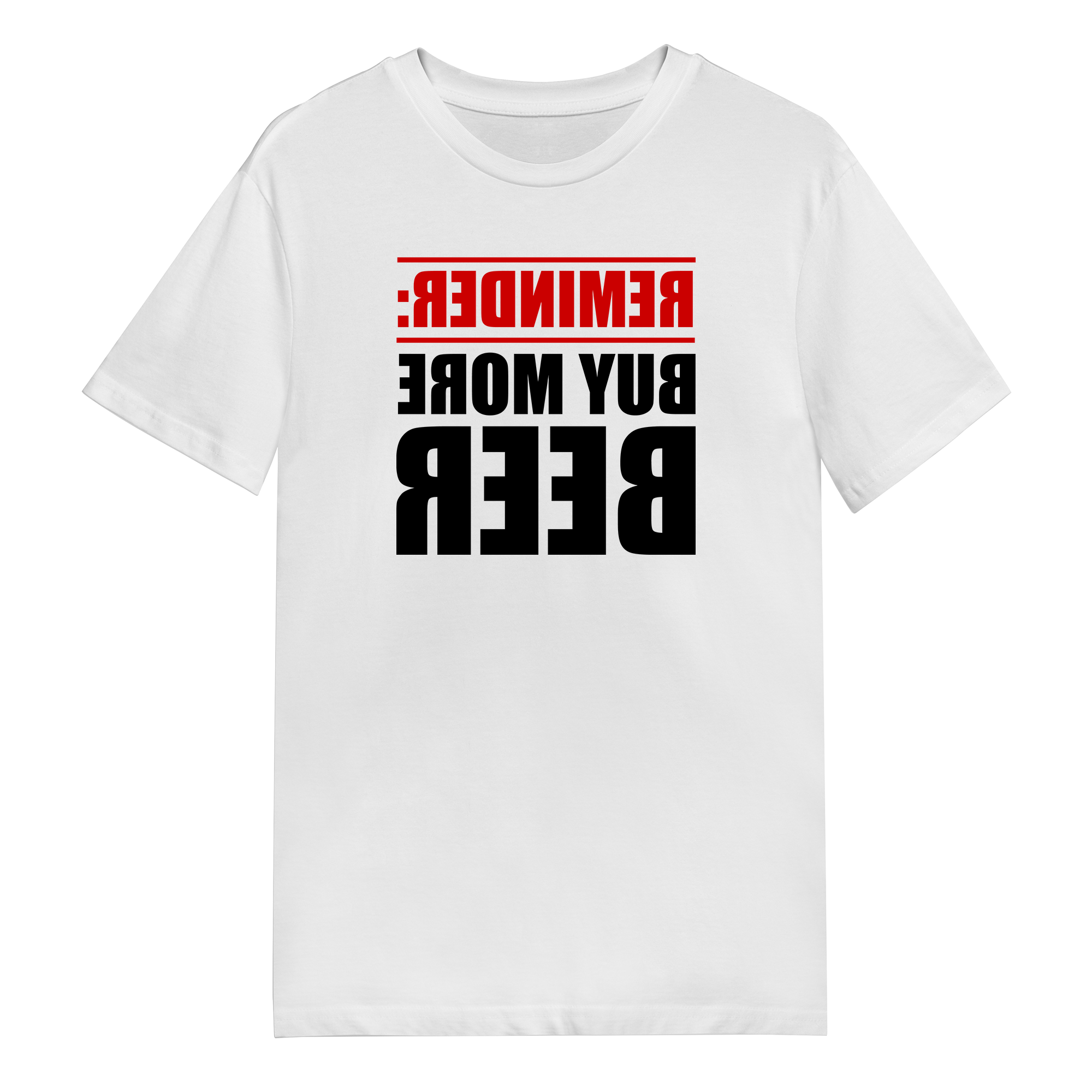 Men's T-Shirt - Beer Reminder Reflection