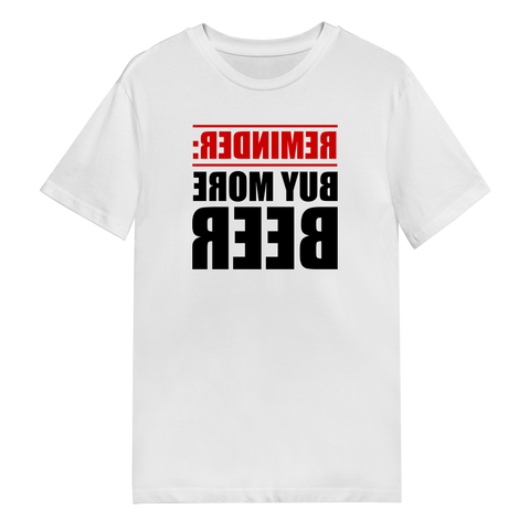 Men's T-Shirt - Beer Reminder Reflection