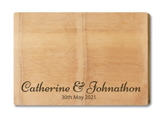 Chopping Board - Premium - Couple With Date
