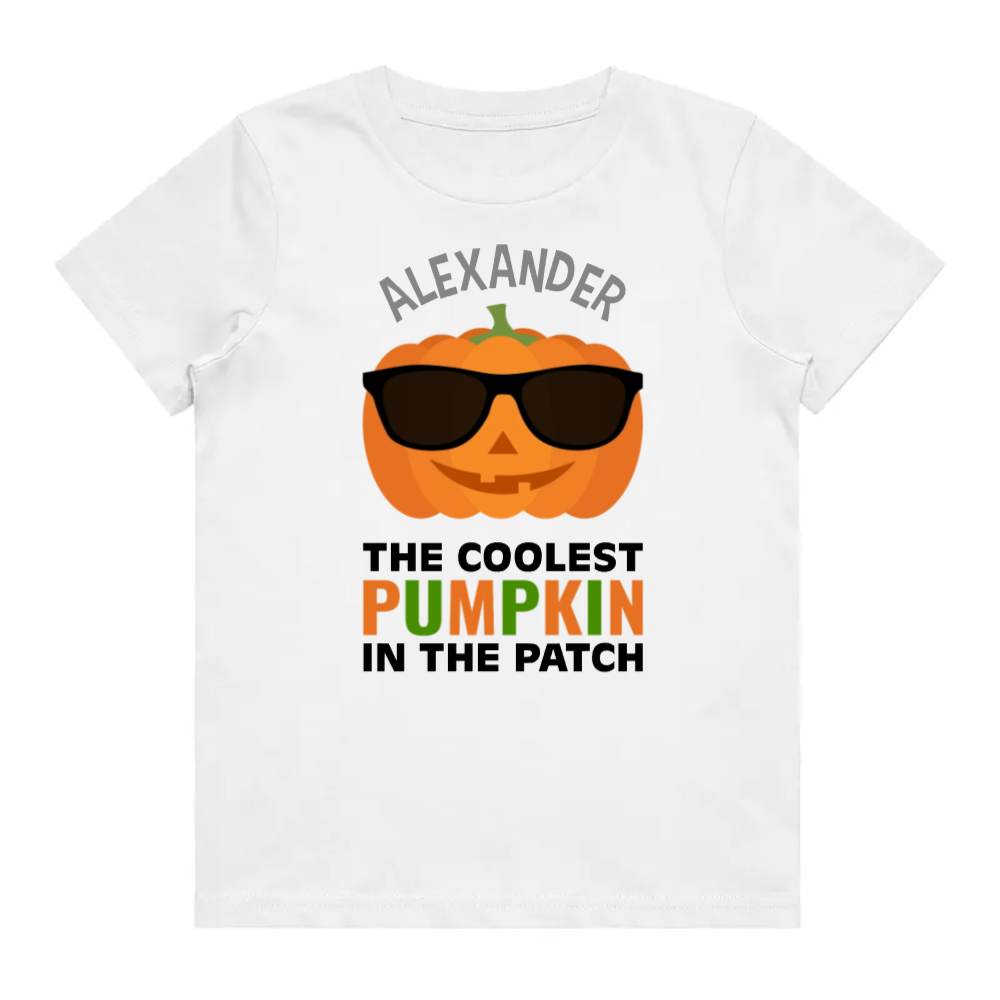 Kid's T-Shirt - Coolest Pumpkin