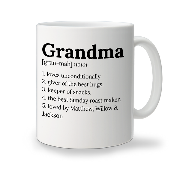 Ceramic Mug - Definition - Grandma