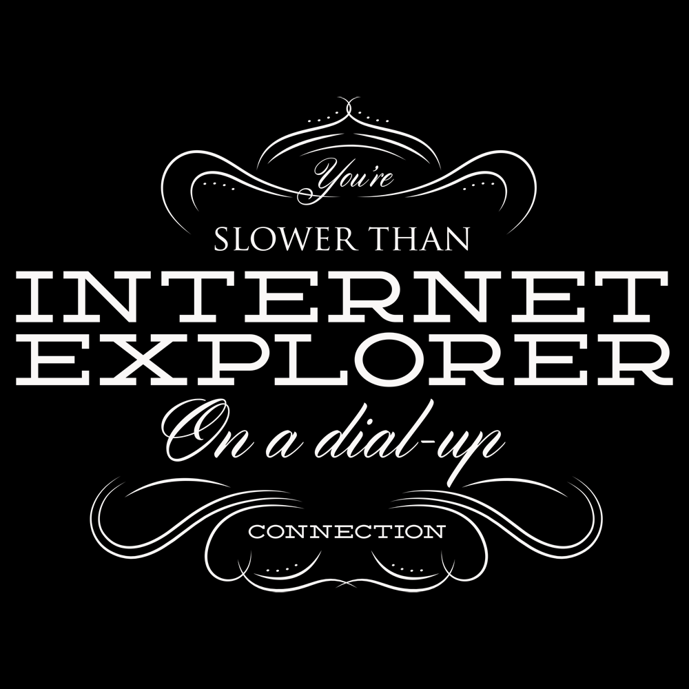 Hoodie - Slower Than Internet Explorer