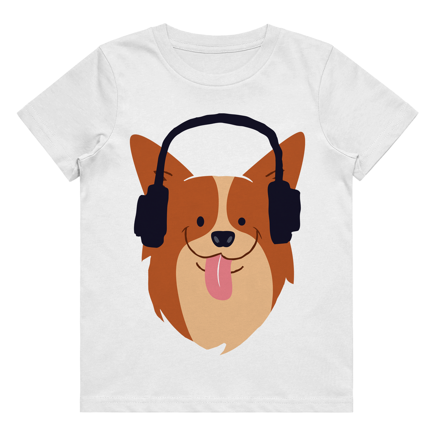 Kid's T-Shirt - Dog Headphones