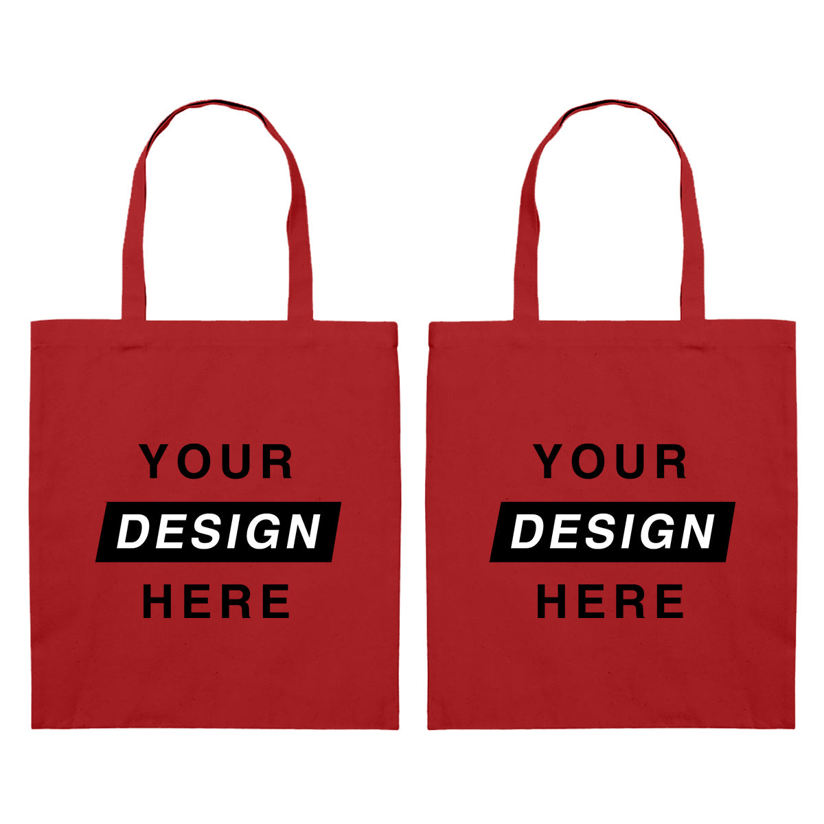 Tote Bag - Regular - Double Sided - Red