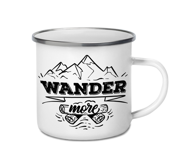 Enamel Mug 12oz 350ml - Wander More