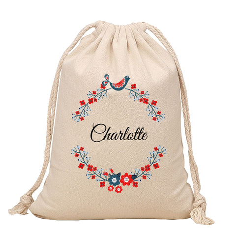 Santa Sack - Floral