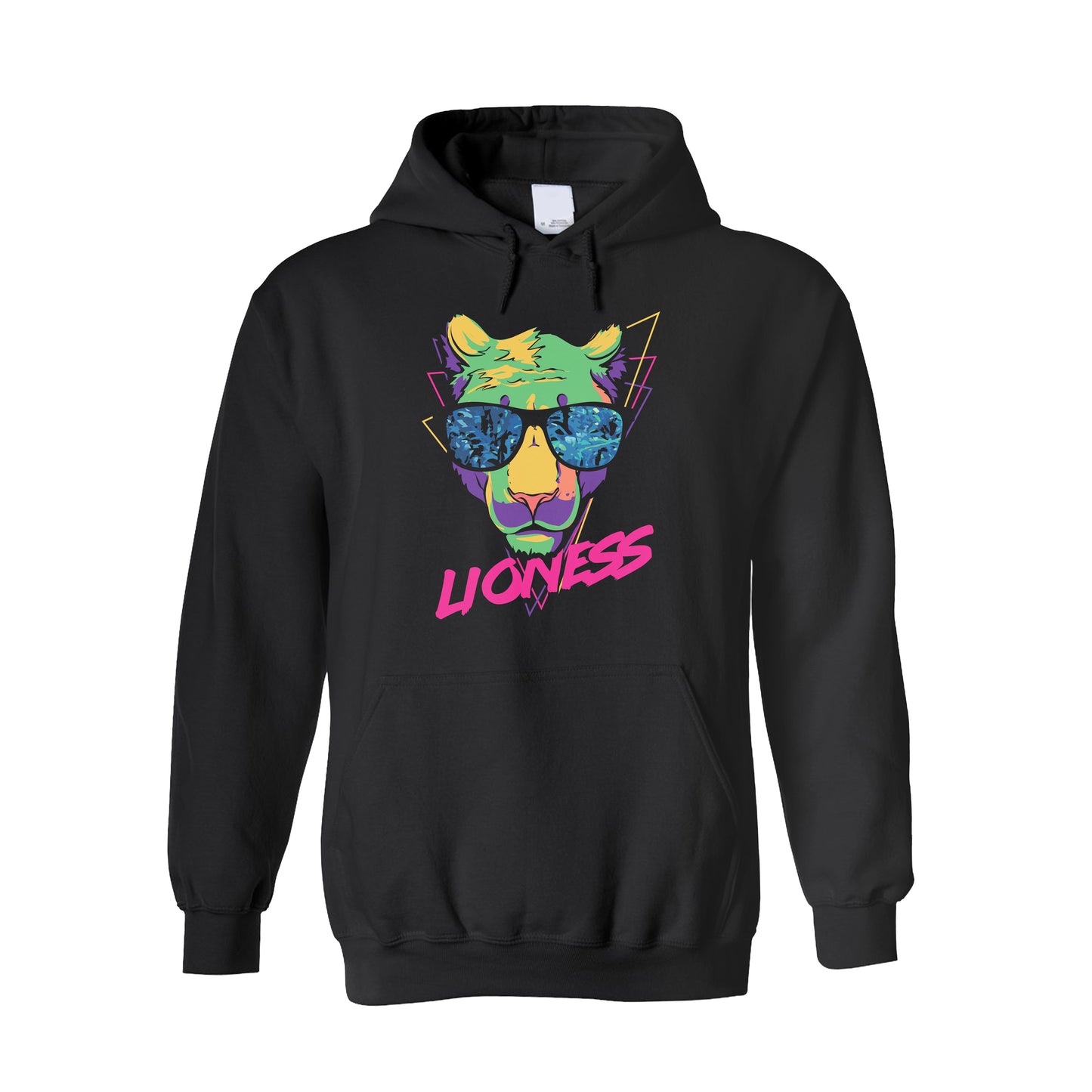 Custom Hoodie -   Neon Lioness