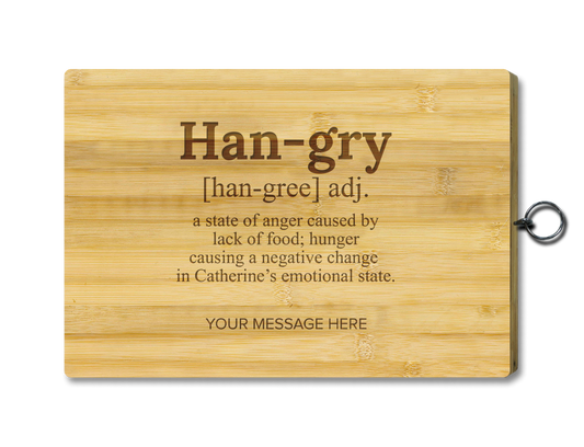 Chopping Board - Standard - Hangry With Name