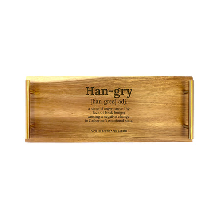 Serving Tray - Small - Hangry With Name