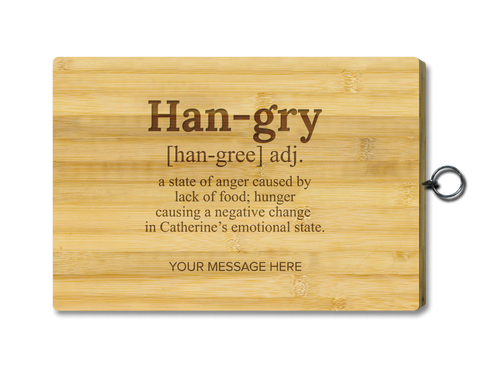 Chopping Board - Standard - Hangry With Name