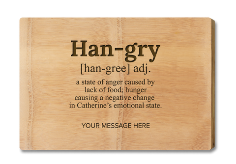 Chopping Board - Premium - Hangry With Name