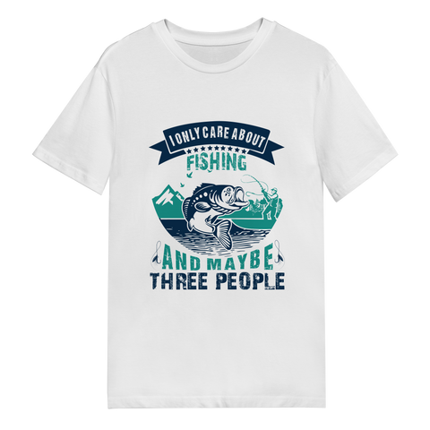 Men's T-Shirt - I Only Care About Fishing