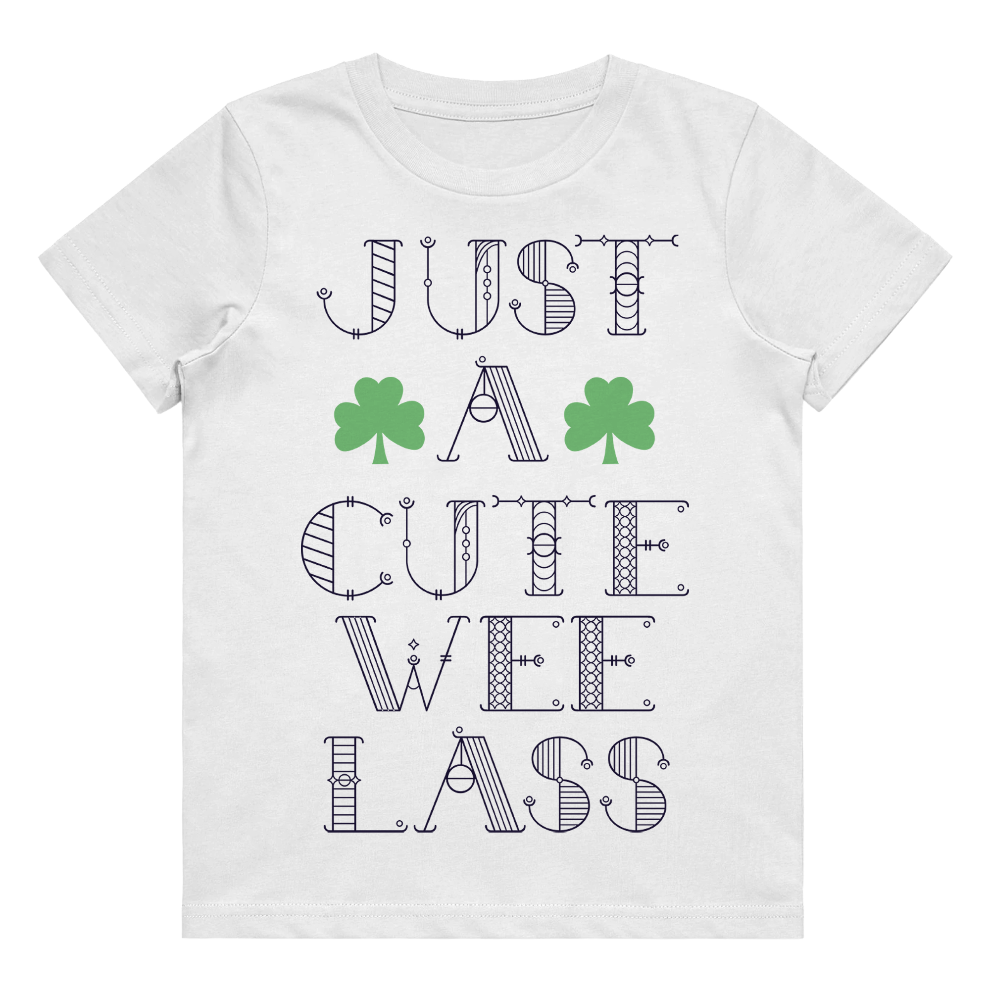 Kid's T-Shirt - Just A Cute Wee Lass