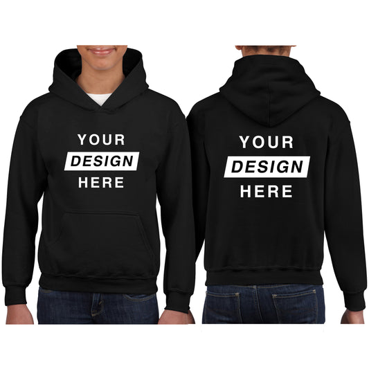 Kids Hoodie - Design Your Own - Front and Back
