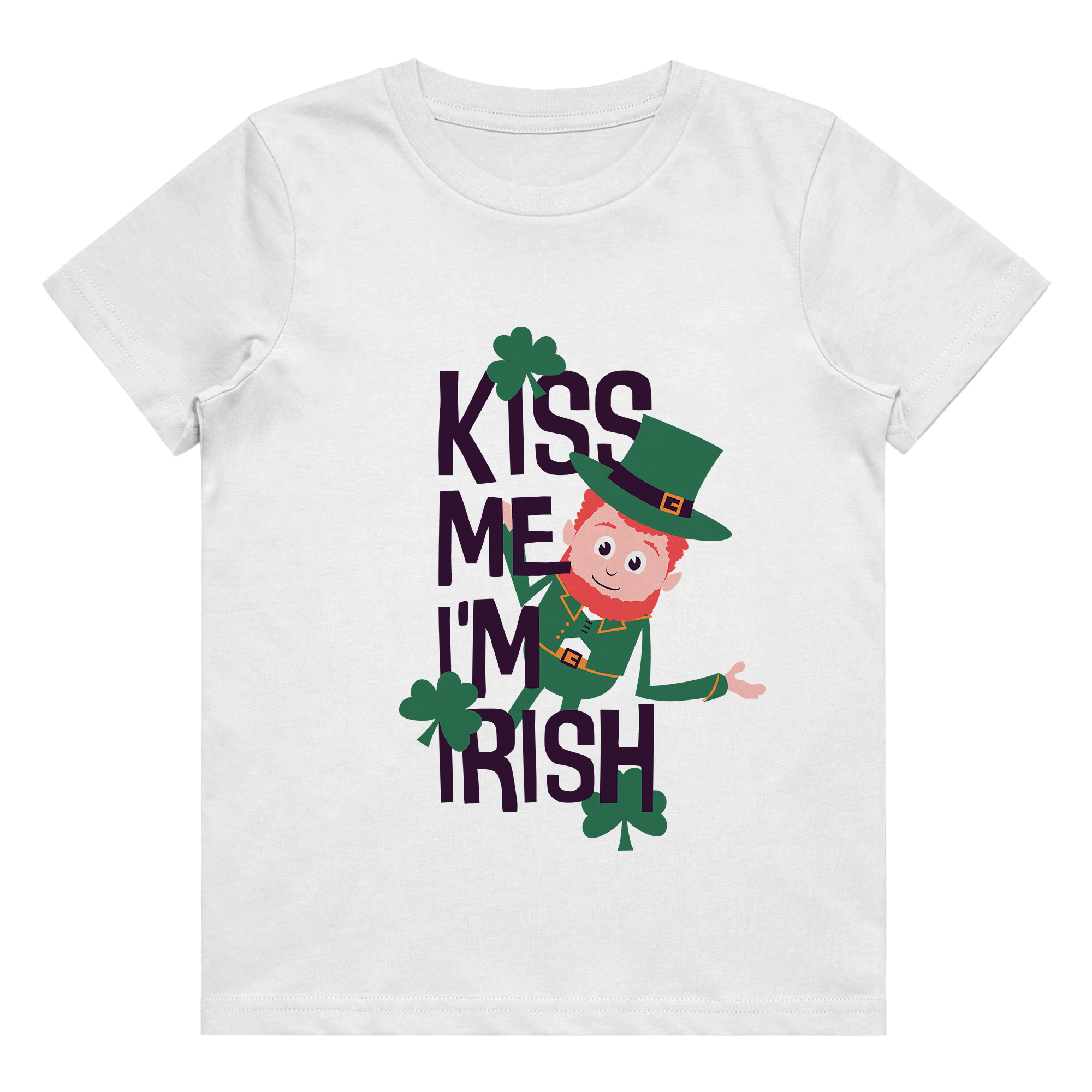 Kid's T-Shirt - Kiss Me Im Irish