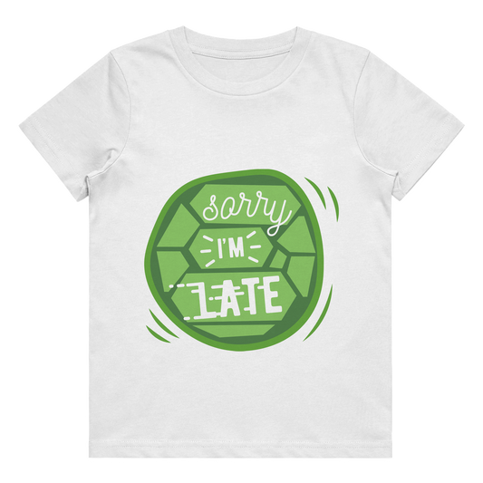 Kid's T-Shirt - Late Turtle