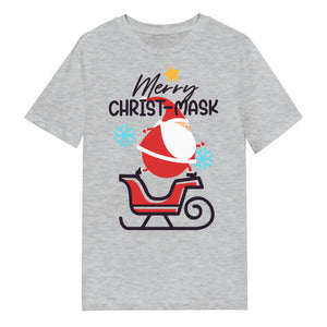 Men's T-Shirt - Merry Christ-Mask