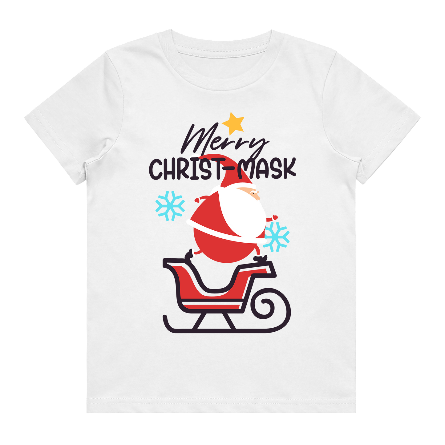 Kid's T-Shirt - Merry Christ-mask