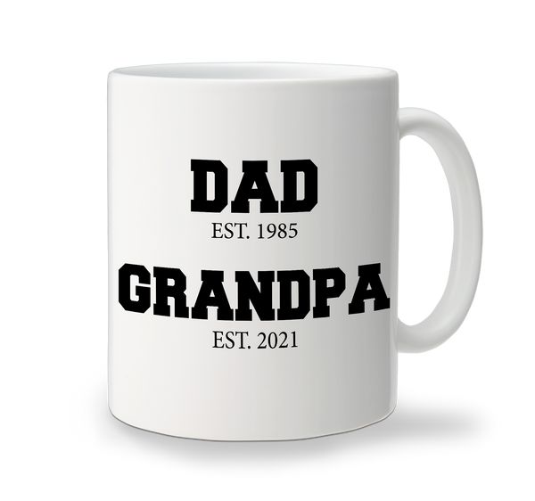 Ceramic Mug - Dad & Grandpa Dates