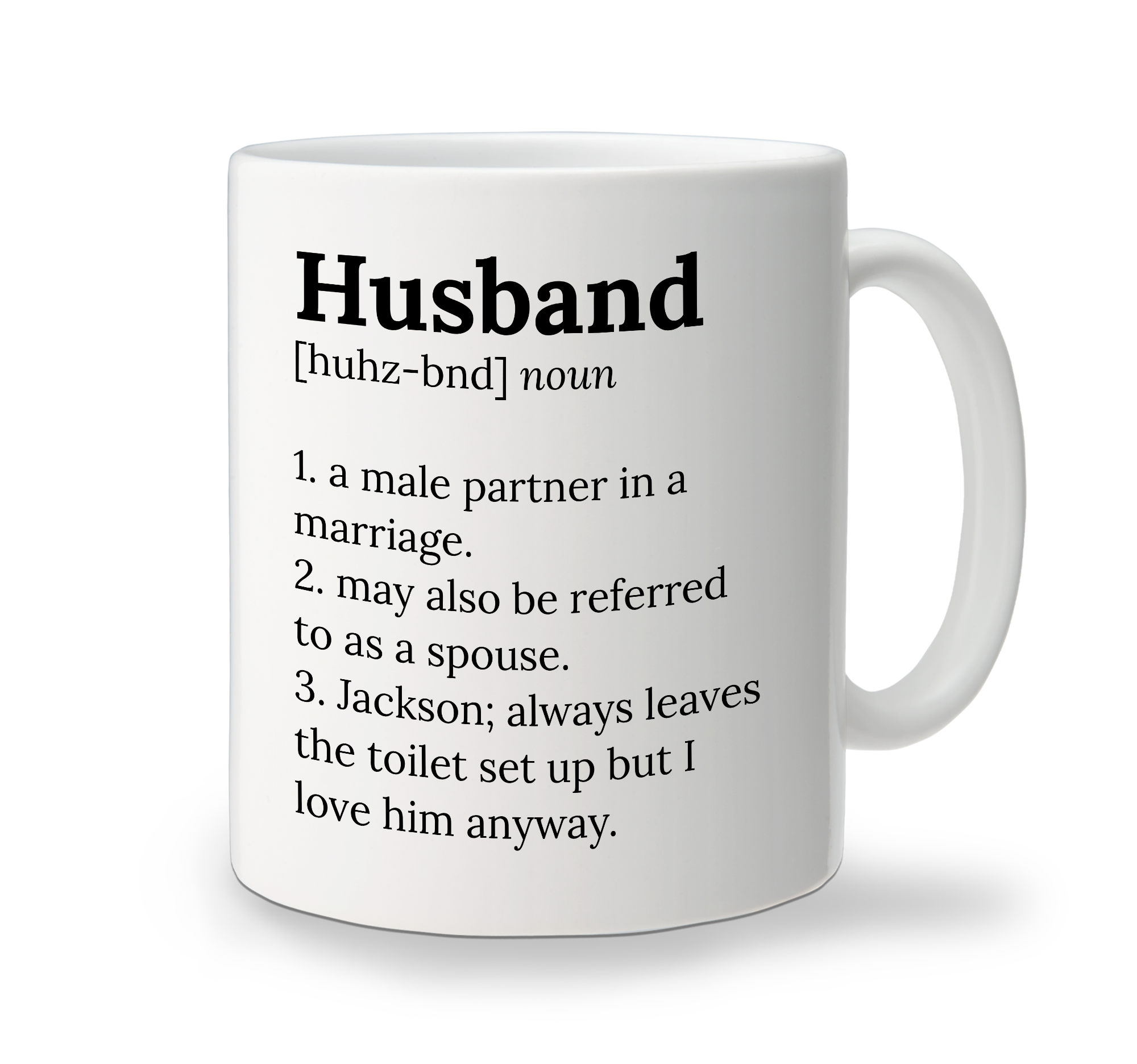 Ceramic Mug - Definition - Husband
