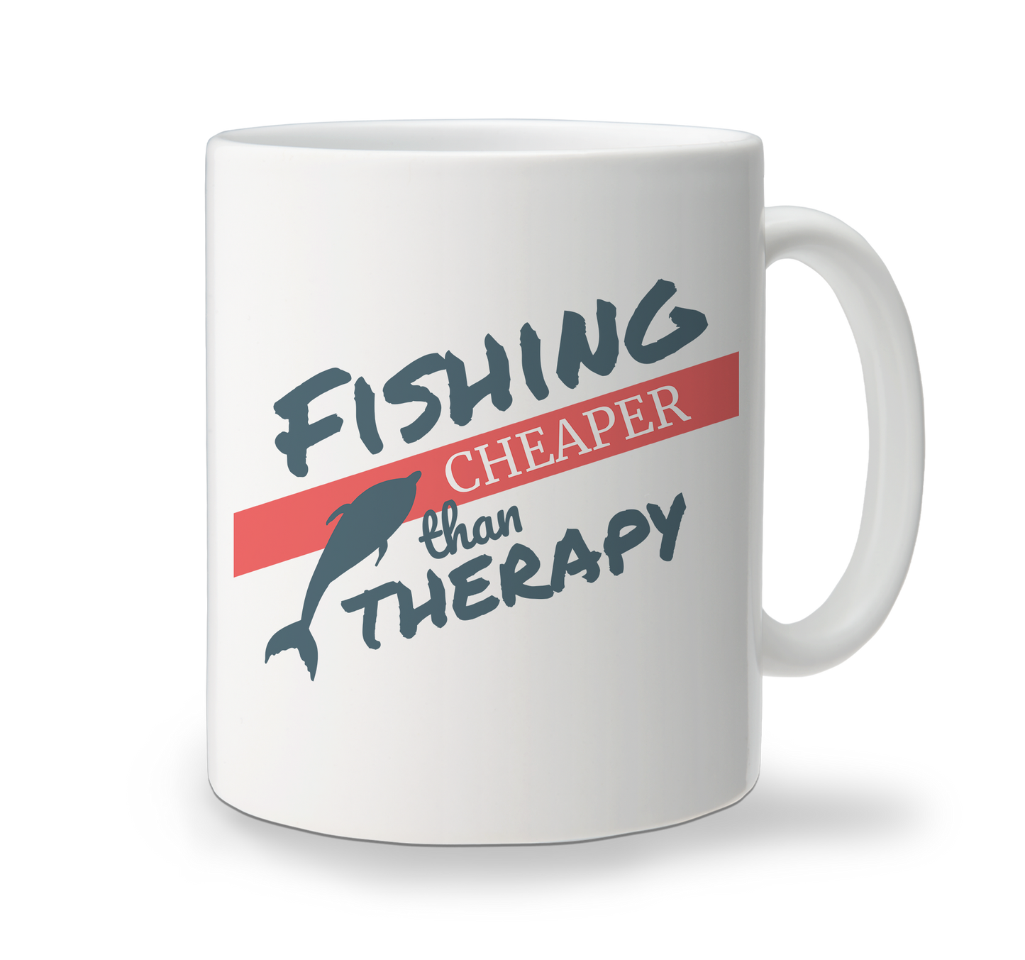 Ceramic Mug - Fishing Is Therapy