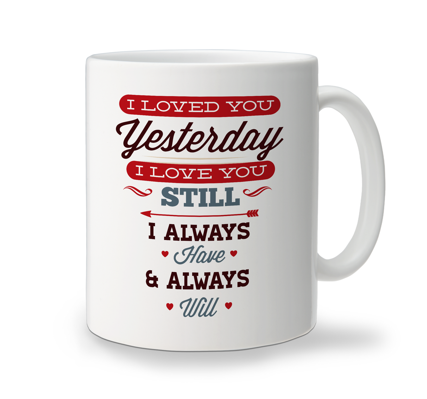 Ceramic Mug - I Loved You Yesterday