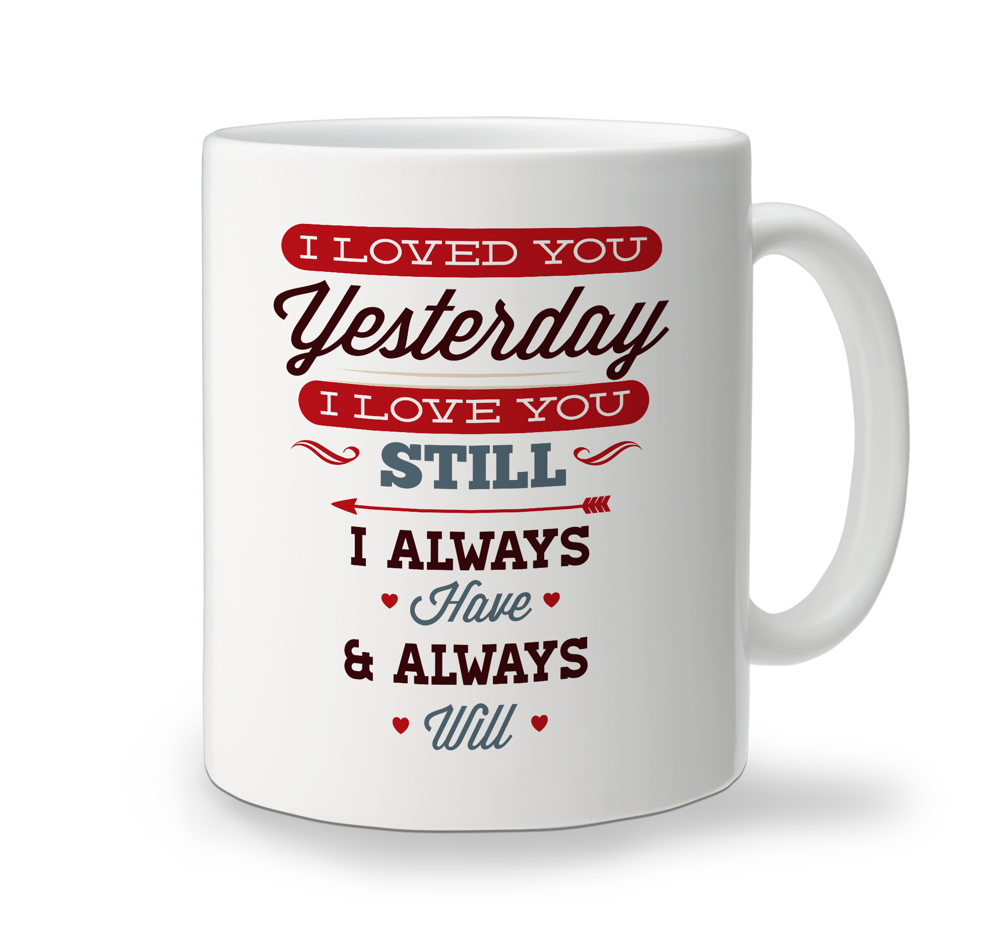 Ceramic Mug - I Loved You Yesterday
