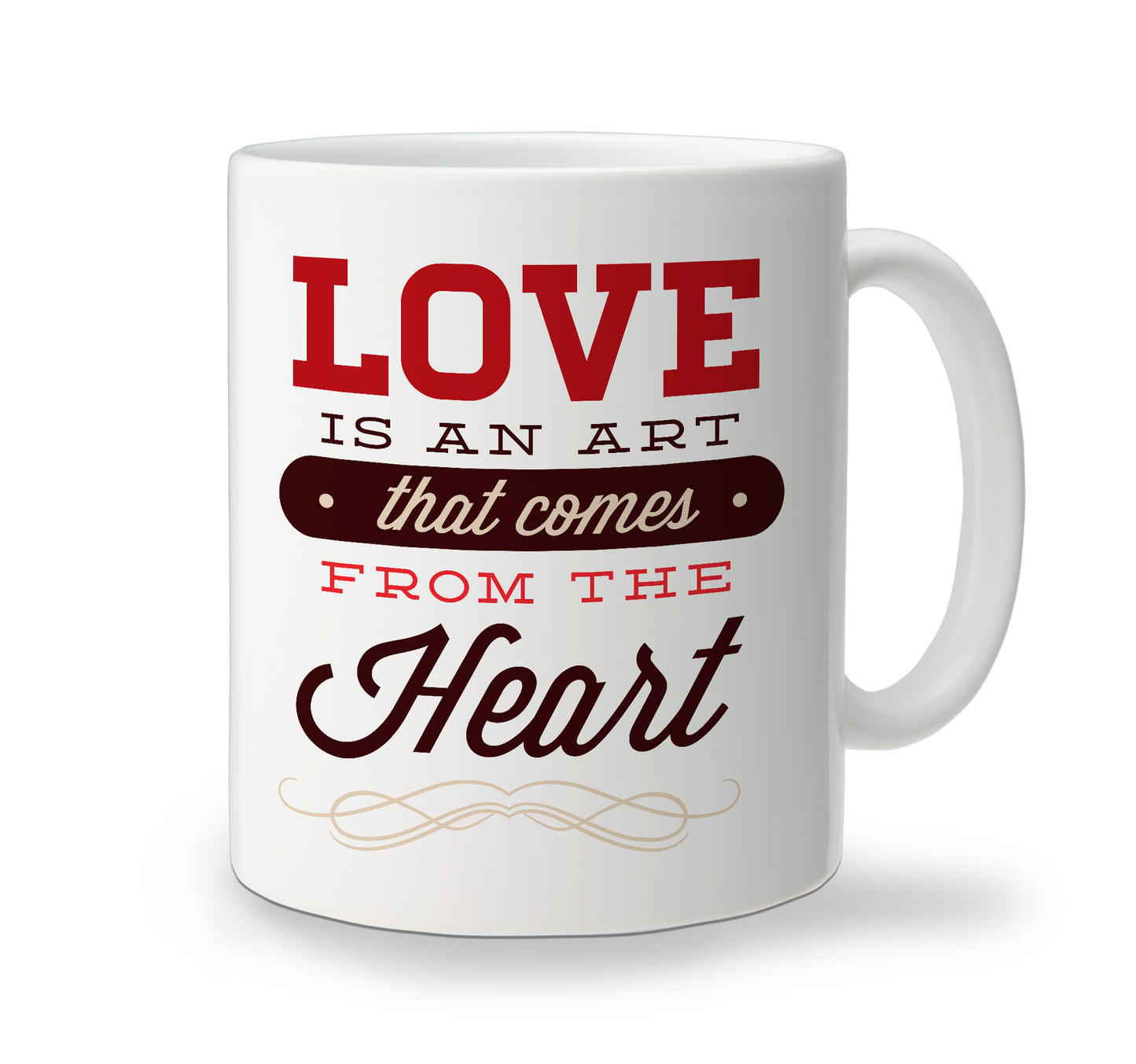 Ceramic Mug - Love is an Art