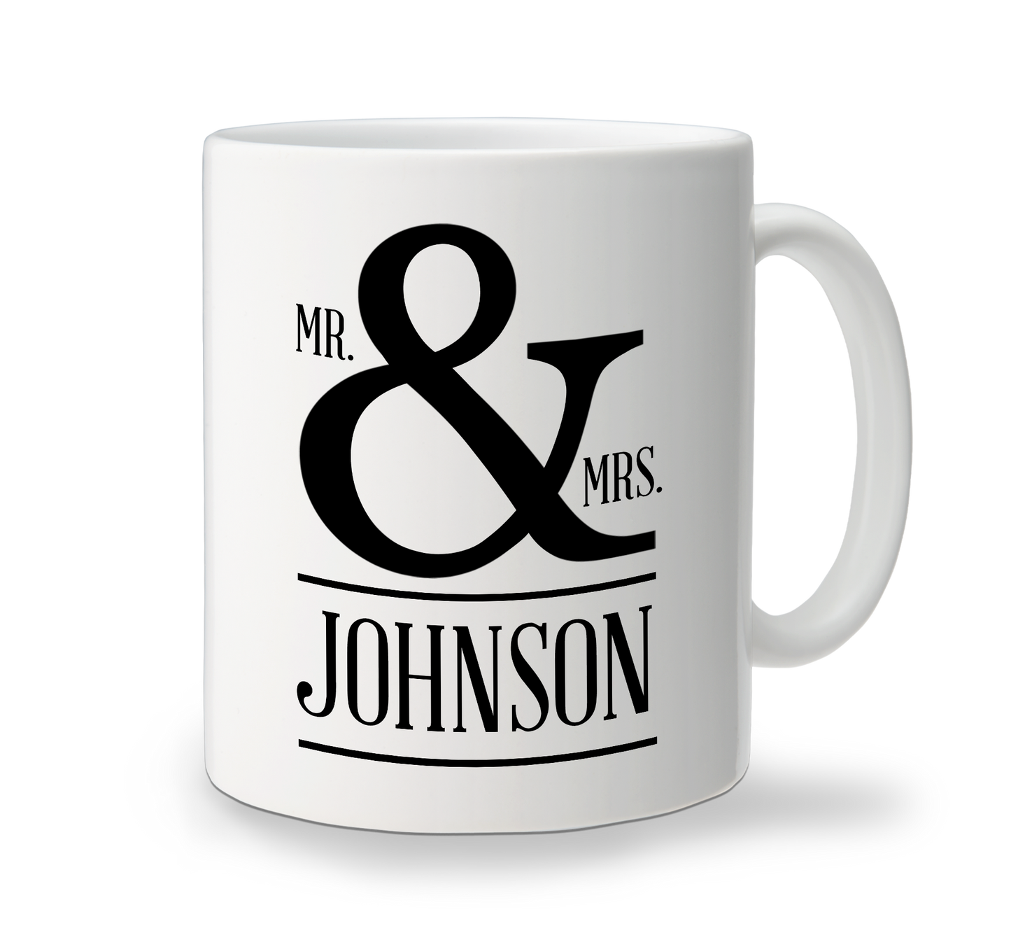 Ceramic Mug - Mr & Mrs - Symbol