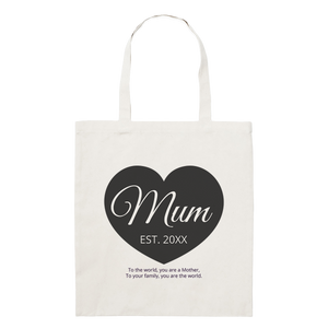 Tote Bag - Regular - Mum Est. Heart