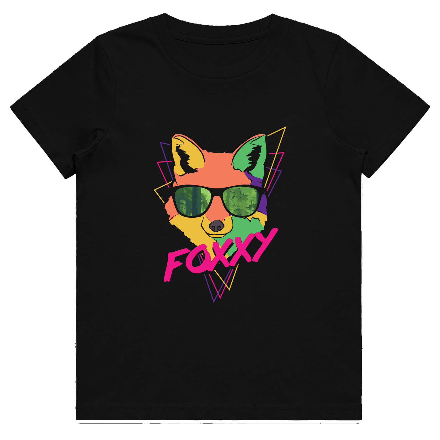 Kid's T-Shirt - Neon Foxy