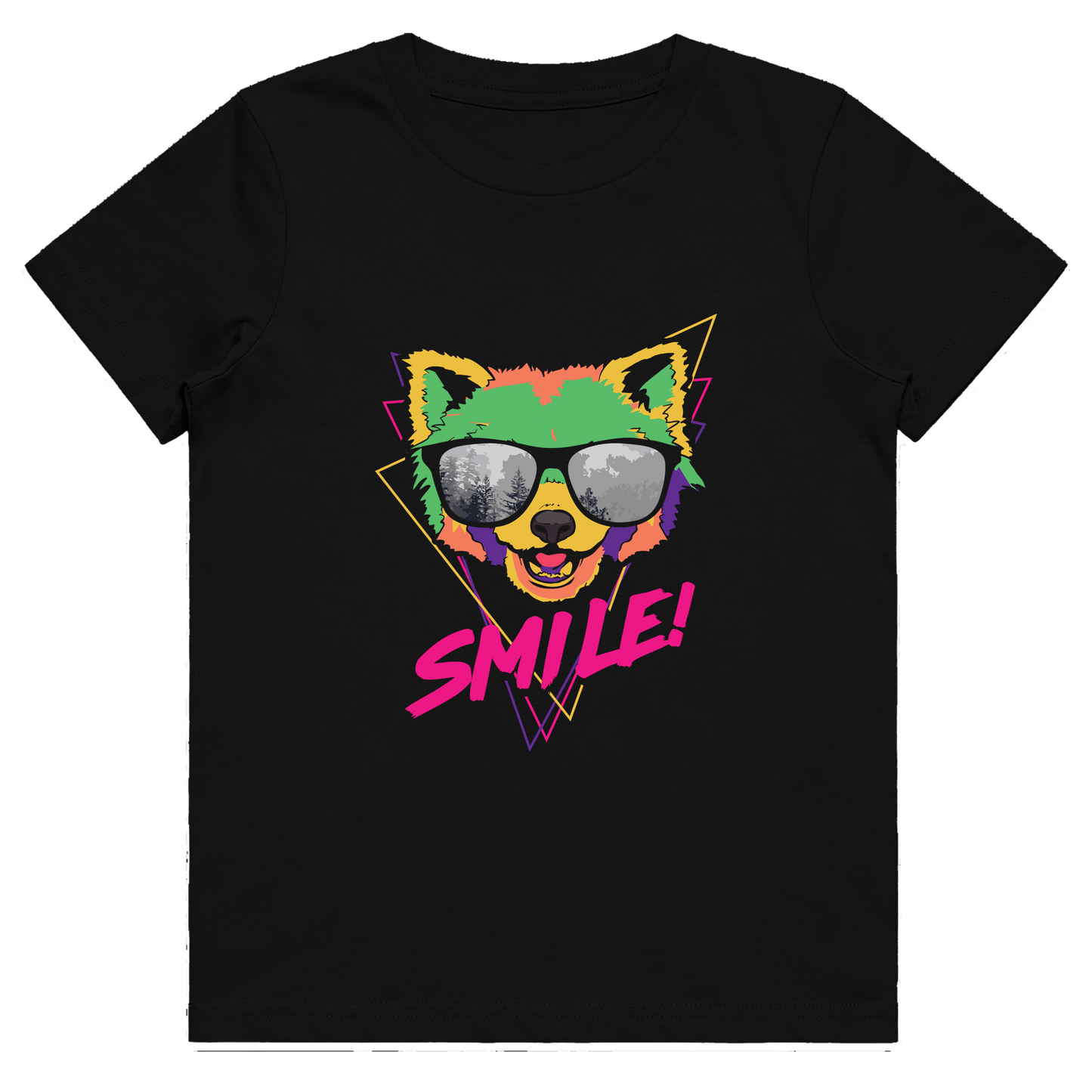 Kid's T-Shirt - Neon Smile
