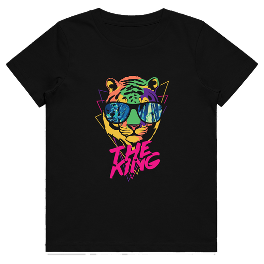 Kid's T-Shirt - Neon The King