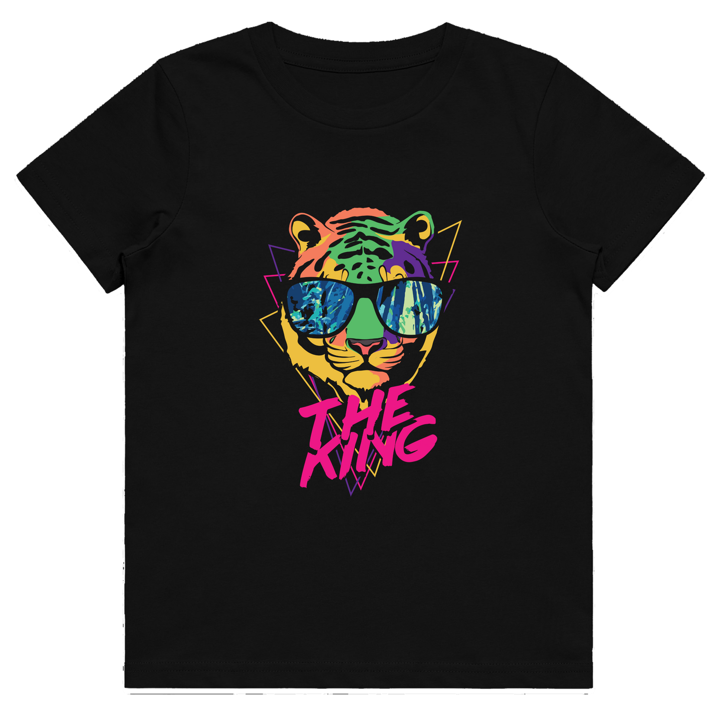 Kid's T-Shirt - Neon The King