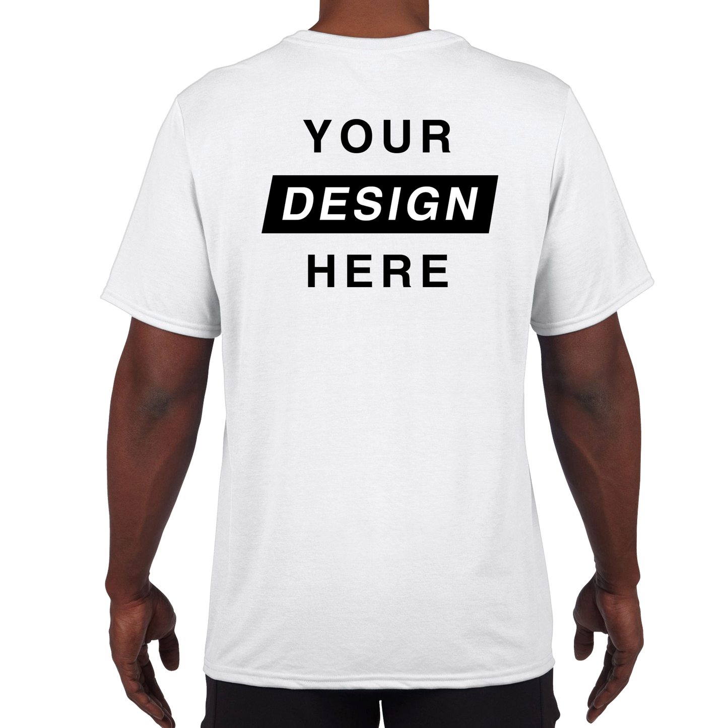 Active Men's T-Shirt - Design Your Own - Back Only