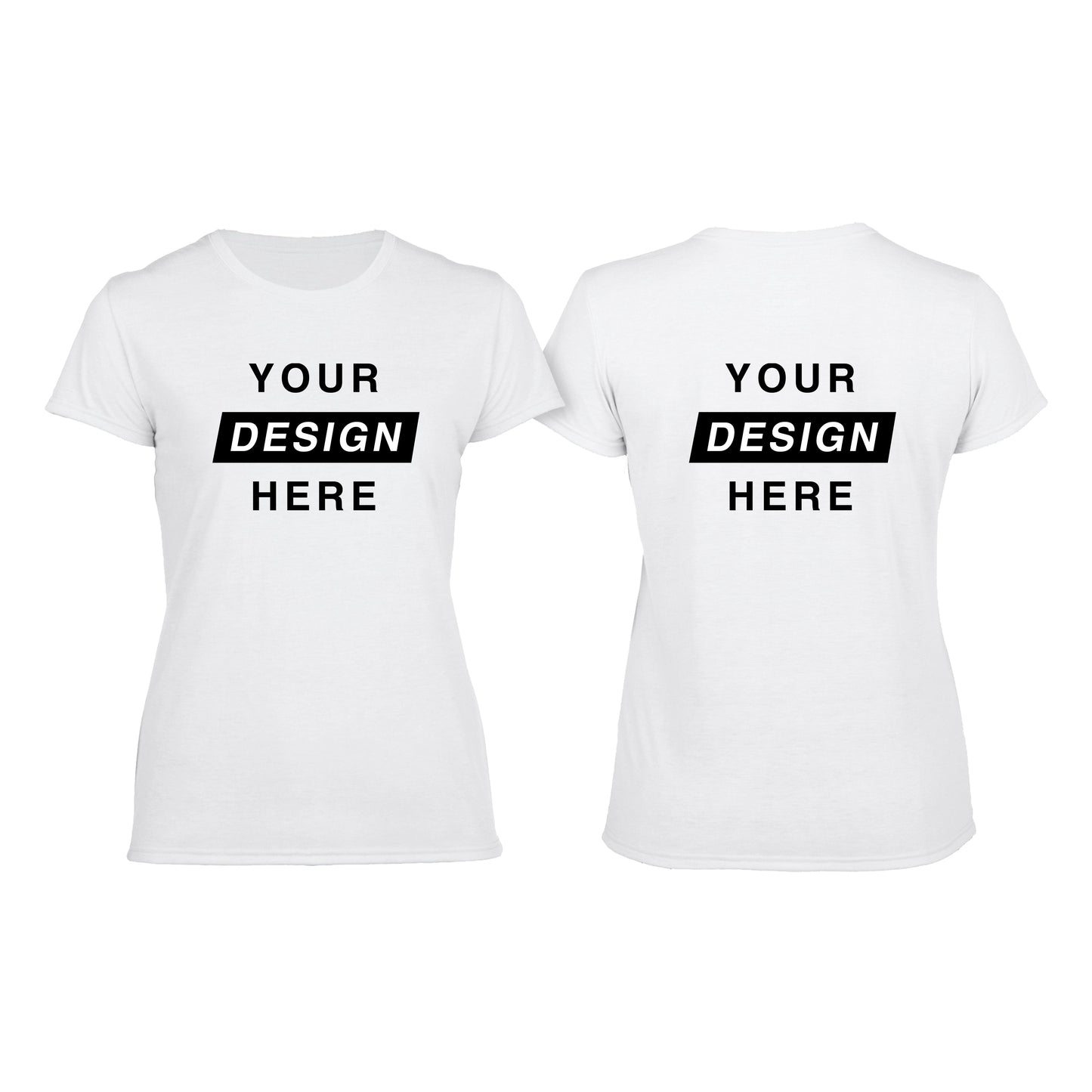 Active Women's T-Shirt - Design Your Own - Front & Back