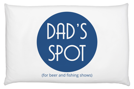 Dad’s Spot Personalised Pillow Case