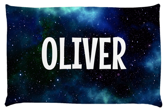 Galaxy Name Personalised Pillow Case