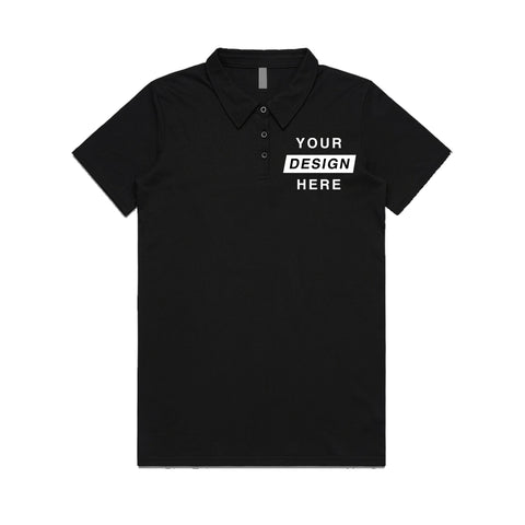 Womens Polo Shirt - Design Your Own - Front Only