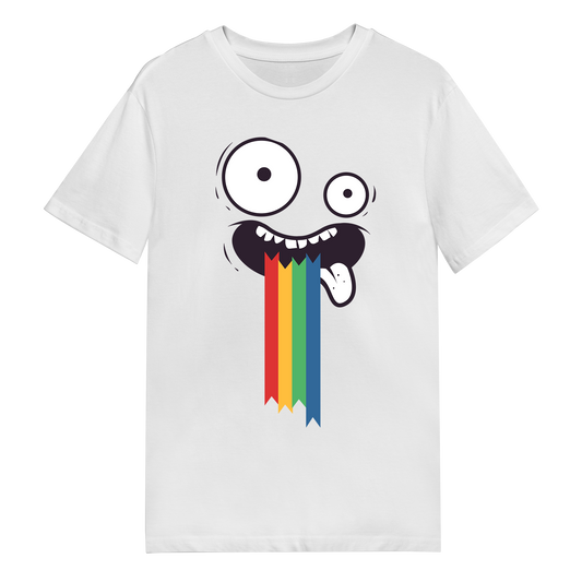 Men's T-Shirt - Rainbow Barf