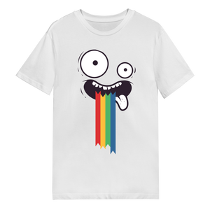 Men's T-Shirt - Rainbow Barf