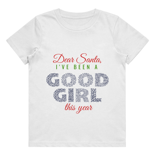 Kid's T-Shirt - Santa Good Girl